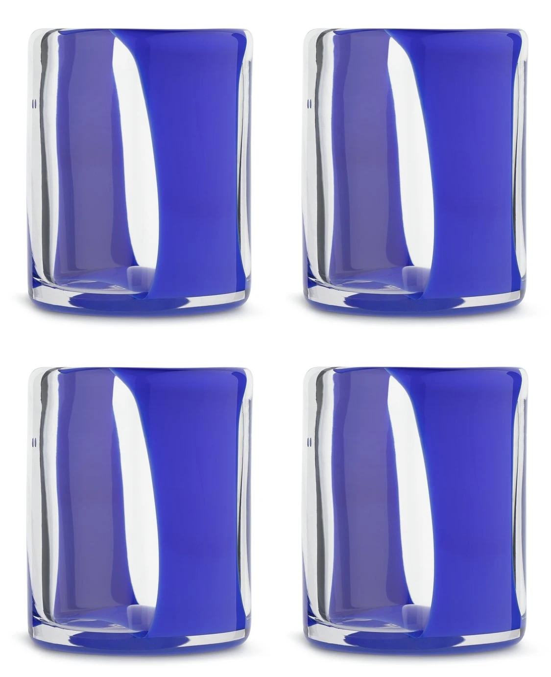 Habitat Art Glass Set of 4 Tumblers Habitat Art Glass Set Of 4 Tumblers -Habitat Furni Sales 4744276 R Z001A