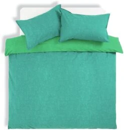 Habitat Emerald Cotton Textured Green Bedding Set - Single -Habitat Furni Sales 4887432 R Z002A