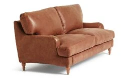 Habitat Livingston Leather 3 Seater Sofa - Tan -Habitat Furni Sales 5397213 R Z003A