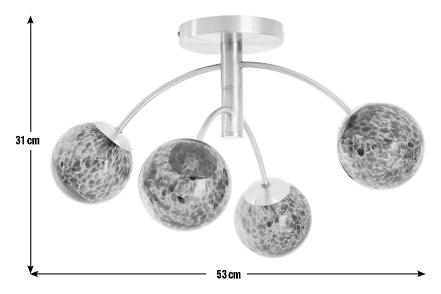 Habitat Hayle Tortoise Shell 4 Light Ceiling Light - Brass Habitat Hayle Tortoise Shell 4 Light Ceiling Light - Brass -Habitat Furni Sales 5792571 R E001