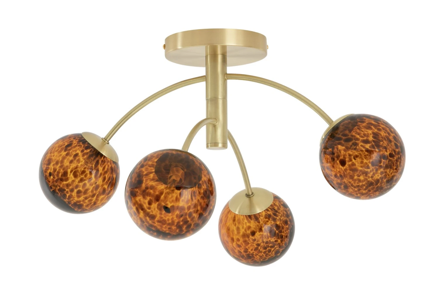 Habitat Hayle Tortoise Shell 4 Light Ceiling Light - Brass Habitat Hayle Tortoise Shell 4 Light Ceiling Light - Brass -Habitat Furni Sales 5792571 R Z001C