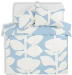 Habitat 180TC Abstract Floral Blue Bedding Set - Single -Habitat Furni Sales 5792760 R Z002A