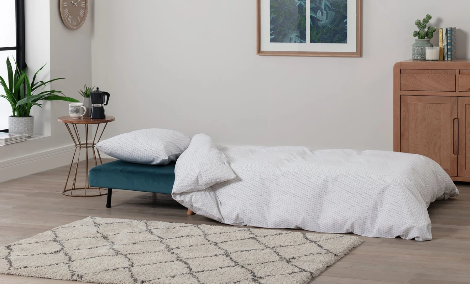 Habitat Roma Single Velvet Chairbed - Sage Green Habitat Roma Single Velvet Chairbed - Sage Green -Habitat Furni Sales 5828108 R Z001C 1