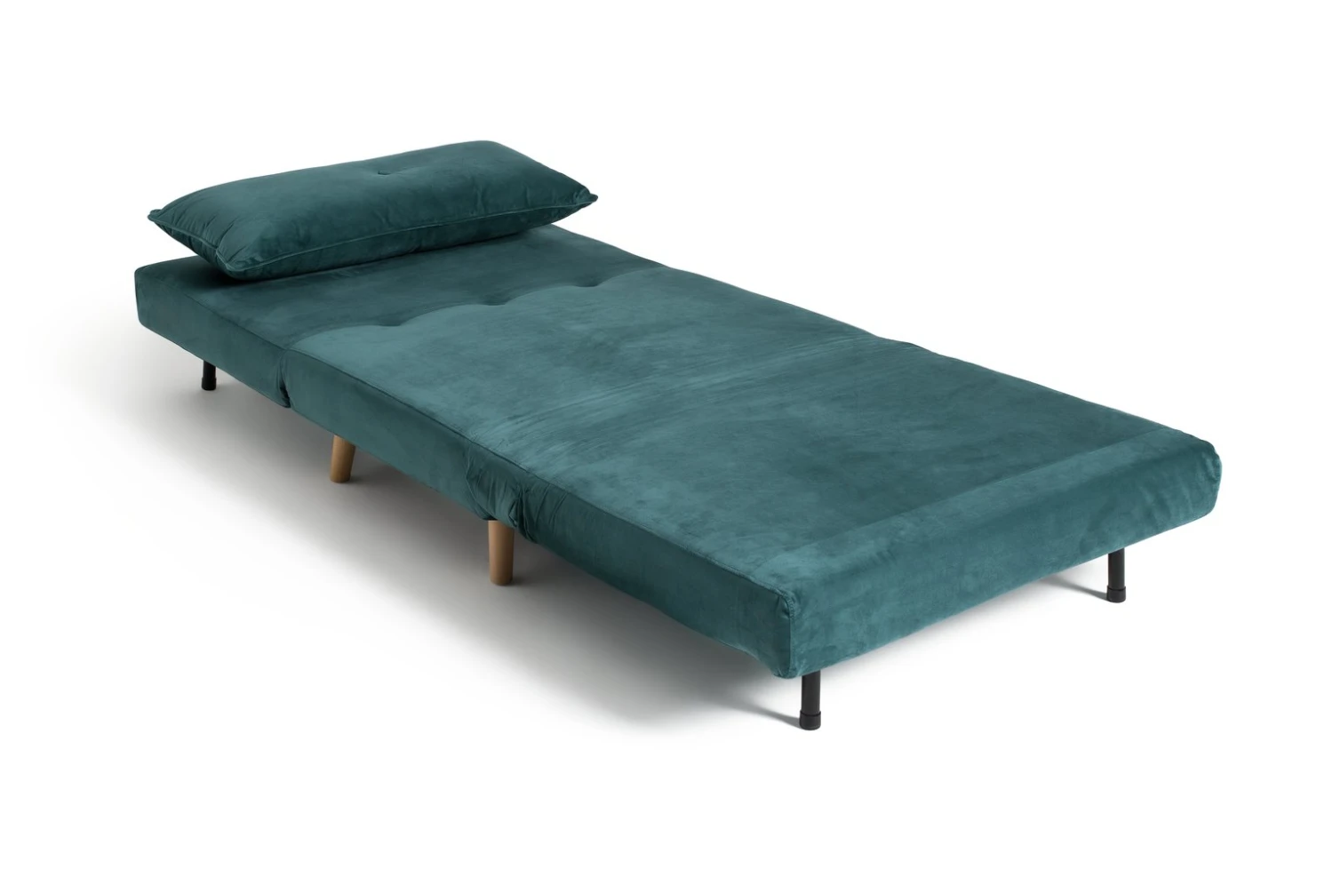 Habitat Roma Single Velvet Chairbed - Teal Habitat Roma Single Velvet Chairbed - Teal -Habitat Furni Sales 5828108 R Z002A