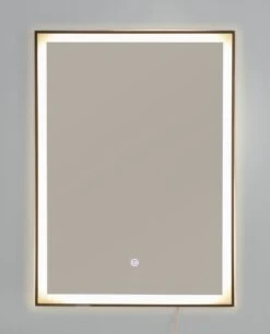 Habitat Rectangle Backlight LED Mirror - Black -Habitat Furni Sales 6025601 R Z002A