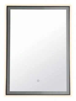 Habitat Rectangle Backlight LED Mirror - Black -Habitat Furni Sales 6025601 R Z003A