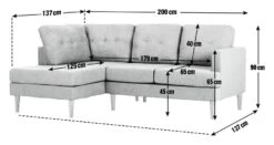 Habitat Joshua Left Hand Corner Chaise Sofa - Charcoal 9 Habitat Joshua Left Hand Corner Chaise Sofa - Charcoal -Habitat Furni Sales 6089647 R Z020A