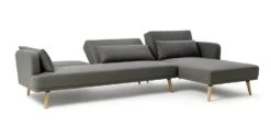 Habitat Andy Right Corner Fabric Clic Clac Sofa Bed - Grey -Habitat Furni Sales 6132941 R Z005A