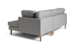 Habitat Joshua Fabric Corner Chaise Sofa - Light Grey -Habitat Furni Sales 6205737 R Z004A