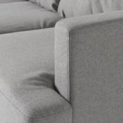 Habitat Joshua Fabric Corner Chaise Sofa - Light Grey -Habitat Furni Sales 6205737 R Z009A