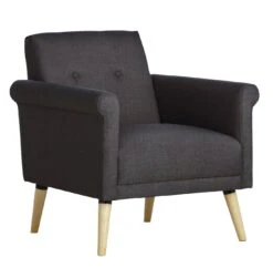 Habitat Evie Armchair In A Box - Charcoal -Habitat Furni Sales 6214560 R Z004A