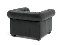 Habitat Chesterfield Leather Armchair - Black 3 Habitat Chesterfield Leather Armchair - Black -Habitat Furni Sales 6250988 R Z003A