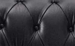 Habitat Chesterfield Leather 2 Seater Sofa - Black -Habitat Furni Sales 6318349 R Z005A