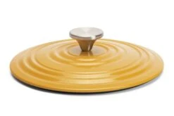 Habitat Global 5.3 Litre Cast Iron Casserole Dish - Yellow 3 Habitat Global 5.3 Litre Cast Iron Casserole Dish - Yellow -Habitat Furni Sales 6609625 R Z003A