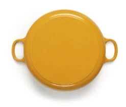 Habitat Global 5.3 Litre Cast Iron Casserole Dish - Yellow 4 Habitat Global 5.3 Litre Cast Iron Casserole Dish - Yellow -Habitat Furni Sales 6609625 R Z004A