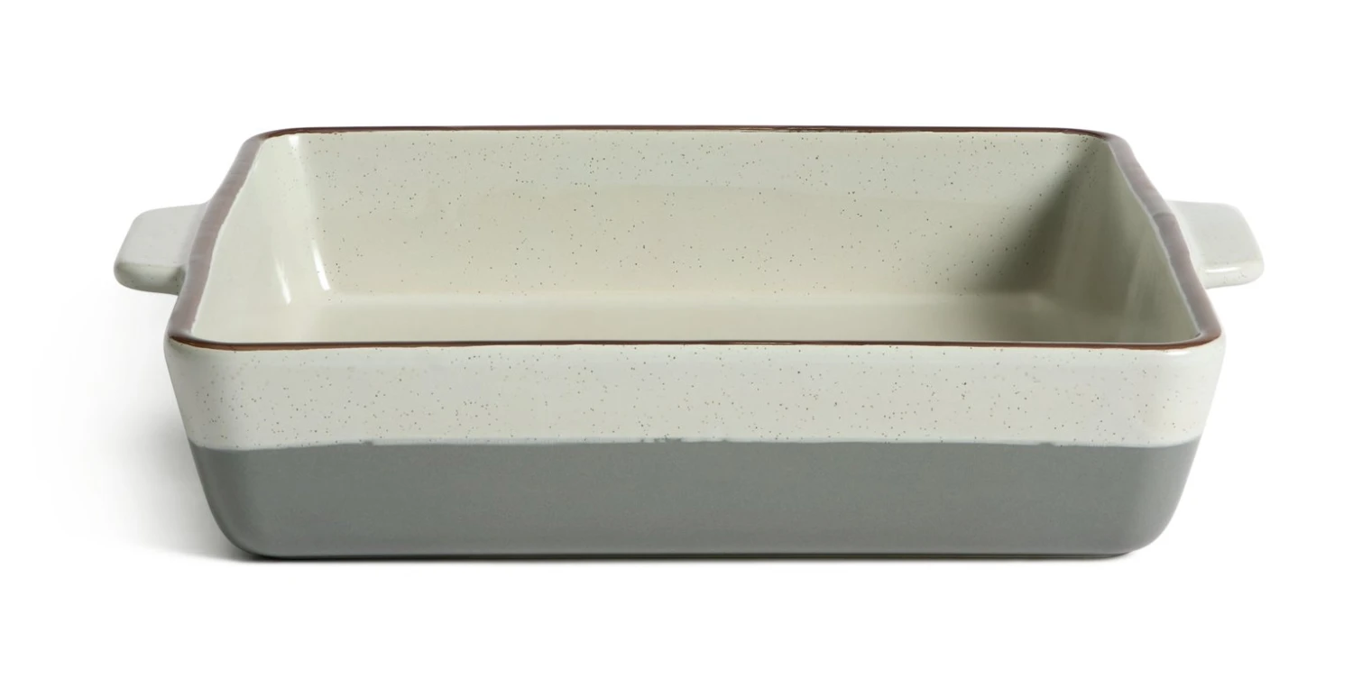 Habitat Speckle 27cm Square Ceramic Roaster Habitat Speckle 27cm Square Ceramic Roaster -Habitat Furni Sales 6796167 R Z003A