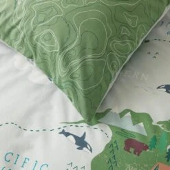 Habitat Kids Cotton World Map Print Bedding Set - Toddler -Habitat Furni Sales 6823786 R Z003C