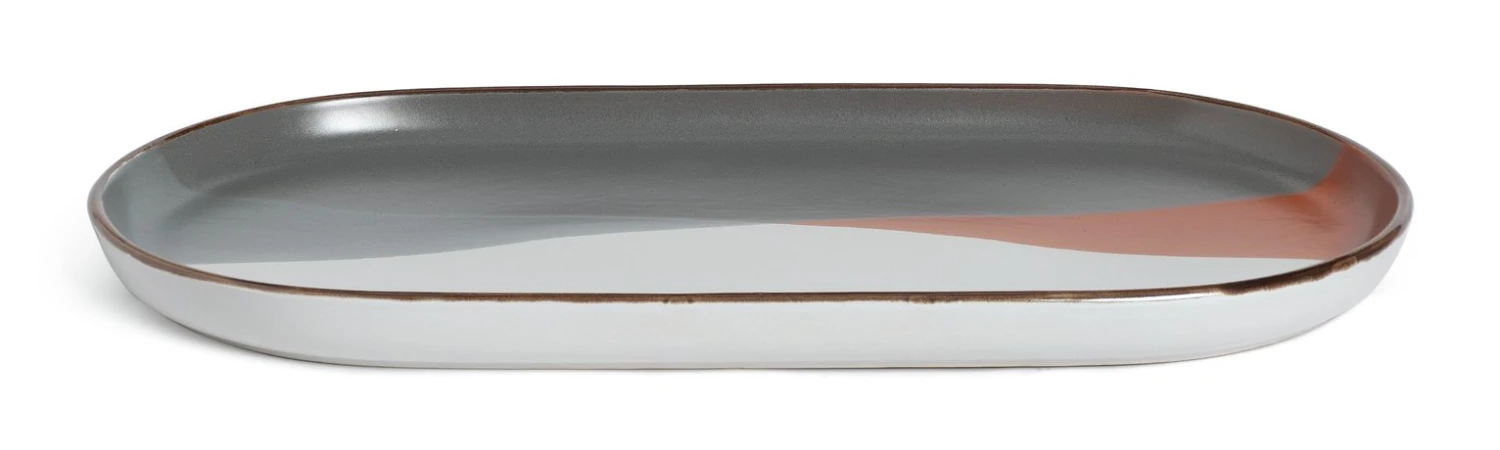 Habitat Dipped Speckle Stoneware Serving Platter Habitat Dipped Speckle Stoneware Serving Platter -Habitat Furni Sales 6824101 R Z001A