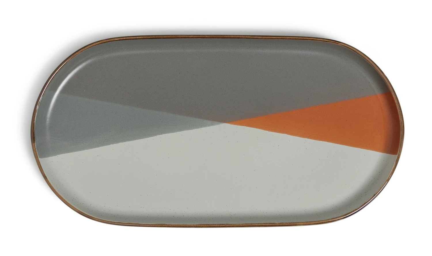 Habitat Dipped Speckle Stoneware Serving Platter Habitat Dipped Speckle Stoneware Serving Platter -Habitat Furni Sales 6824101 R Z004A