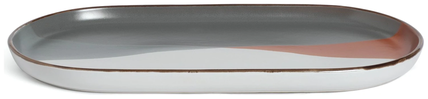 Habitat Dipped Speckle Stoneware Serving Platter Habitat Dipped Speckle Stoneware Serving Platter -Habitat Furni Sales 6824101 R Z007A