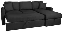 Habitat Reagan Right Corner Chaise Sofa Bed - Charcoal -Habitat Furni Sales 7005307 R Z003A