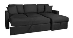 Habitat Reagan Right Corner Chaise Sofa Bed - Charcoal -Habitat Furni Sales 7005307 R Z007A