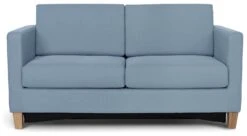 Habitat Rosie 2 Seater Fabric Sofa Bed - Pale Blue