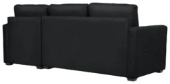 Habitat Reagan Corner Chaise Faux Leather Sofa Bed - Black -Habitat Furni Sales 7067668 R Z005A