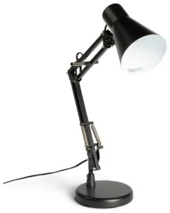 Habitat Swing Arm Desk Lamp - Matt Black 2 Habitat Swing Arm Desk Lamp - Matt Black -Habitat Furni Sales 7073841 R Z001C