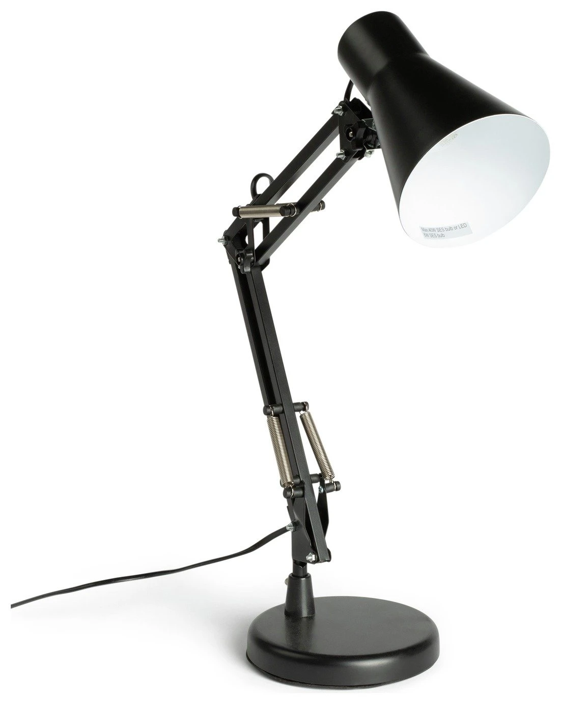 Habitat Swing Arm Desk Lamp - Matt Black Habitat Swing Arm Desk Lamp - Matt Black -Habitat Furni Sales 7073841 R Z001C