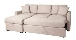 Habitat Reagan Left Corner Chaise Sofa Bed - Natural -Habitat Furni Sales 7118847 R Z007A