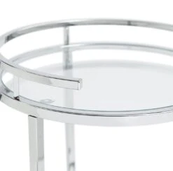 Habitat Chrome And Glass Drinks Trolley -Habitat Furni Sales 7312966 R Z003A