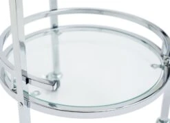 Habitat Chrome And Glass Drinks Trolley -Habitat Furni Sales 7312966 R Z004A