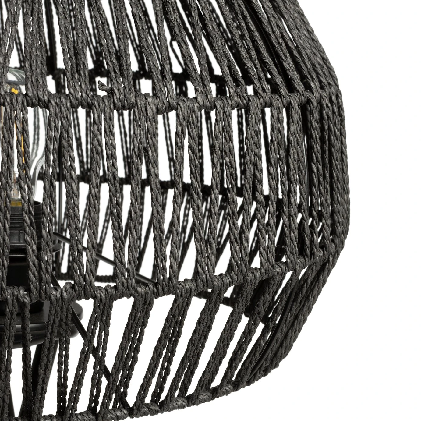 Habitat Global Rope Tripod Floor Lamp - Black Habitat Global Rope Tripod Floor Lamp - Black -Habitat Furni Sales 7485068 R Z003A