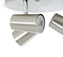 Habitat Spotlight 3 Light Plate - Brushed Chrome -Habitat Furni Sales 7567395 R Z003A