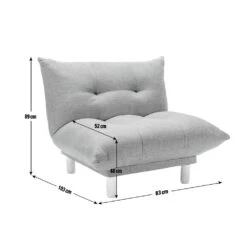 Habitat Kota Fabric Armchair - Charcoal -Habitat Furni Sales 7636305 R Z020A