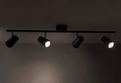 Habitat 4 Light Spotlight Bar - Matt Black -Habitat Furni Sales 7637490 R Z002C