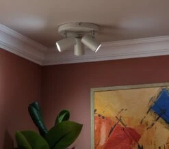 Habitat 3 Light Spotlight Plate - Matt White -Habitat Furni Sales 7653326 R Z002C