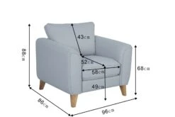 Habitat Cooper Fabric Armchair - Teal -Habitat Furni Sales 7830974 R Z020A