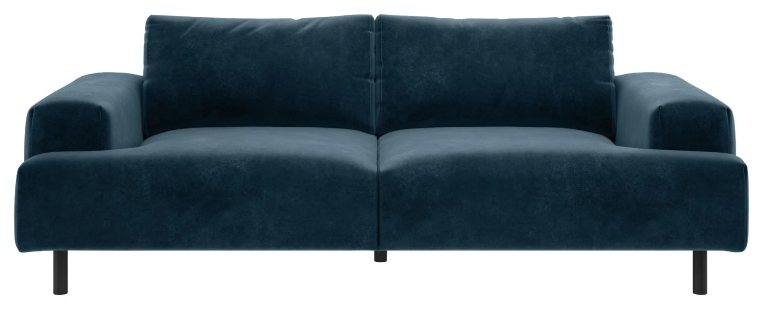 Habitat Julien Velvet 3 Seater Sofa - Navy Blue Habitat Julien Velvet 3 Seater Sofa - Navy Blue -Habitat Furni Sales 7836033 R Z001A