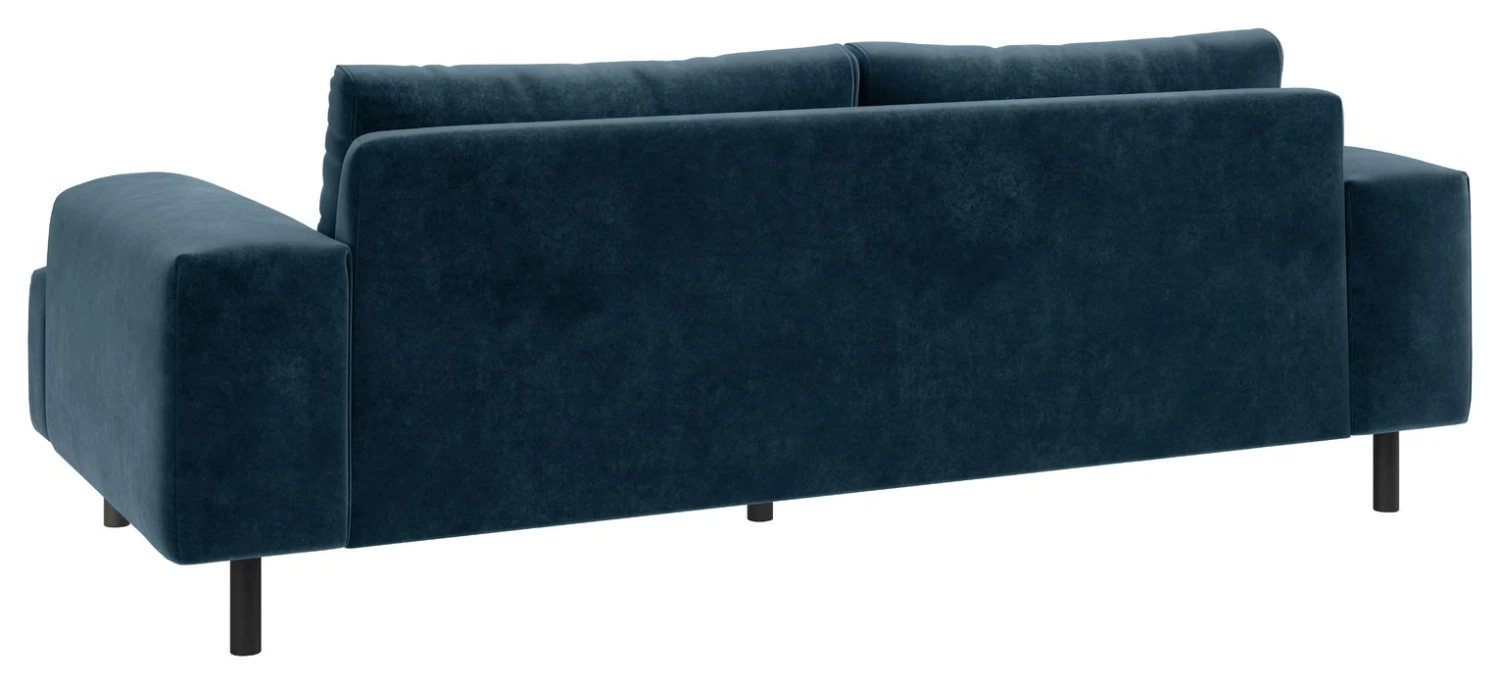 Habitat Julien Velvet 3 Seater Sofa - Navy Blue Habitat Julien Velvet 3 Seater Sofa - Navy Blue -Habitat Furni Sales 7836033 R Z004A