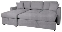 Habitat Reagan Left Corner Storage Sofa Bed - Grey -Habitat Furni Sales 7842766 R Z007A