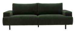 Habitat Julien Fabric 3 Seater Sofa - Dark Green