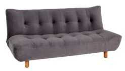 Habitat Kota 3 Seater Velvet Clic Clac Sofa Bed - Grey 2 Habitat Kota 3 Seater Velvet Clic Clac Sofa Bed - Grey -Habitat Furni Sales 7917282 R Z002A