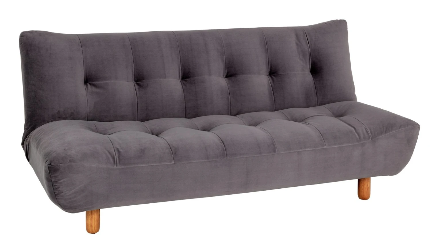 Habitat Kota 3 Seater Velvet Clic Clac Sofa Bed - Grey Habitat Kota 3 Seater Velvet Clic Clac Sofa Bed - Grey -Habitat Furni Sales 7917282 R Z002A