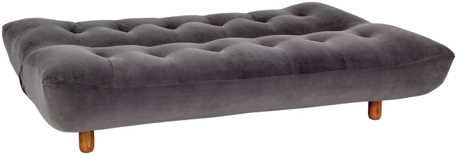 Habitat Kota 3 Seater Velvet Clic Clac Sofa Bed - Grey Habitat Kota 3 Seater Velvet Clic Clac Sofa Bed - Grey -Habitat Furni Sales 7917282 R Z003A