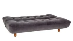 Habitat Kota 3 Seater Velvet Clic Clac Sofa Bed - Grey 5 Habitat Kota 3 Seater Velvet Clic Clac Sofa Bed - Grey -Habitat Furni Sales 7917282 R Z005A
