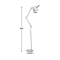 Habitat Swing Arm Floor Lamp - Matt Black -Habitat Furni Sales 7929184 R Z001E