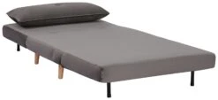 Habitat Roma Small Double Velvet Chair Bed - Charcoal -Habitat Furni Sales 7995541 R Z002A