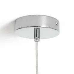 Habitat Glam 6 Light Glass Ceiling Light – Chrome -Habitat Furni Sales 7996973 R Z003A